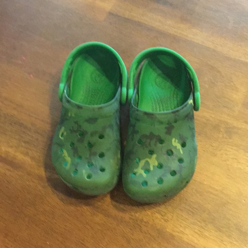 Camo Green Boys Crocs